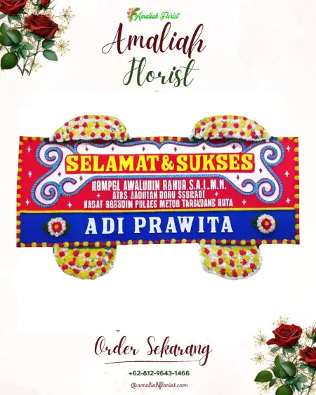 Papan Bunga Ucapan Selamat 24 Ilir